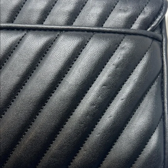 Michael Kors Rose‎ Quilted Shoulder Bag Black Medium - Picture 7 of 12